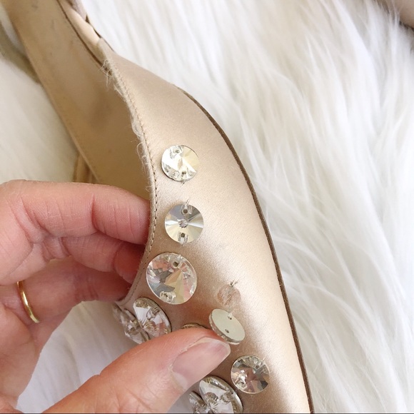 J.Crew jeweled satin flats - Picture 5 of 7
